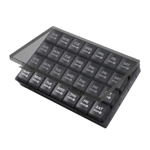 2 Monthly  Organizer Travel Case 28 Day  Box For