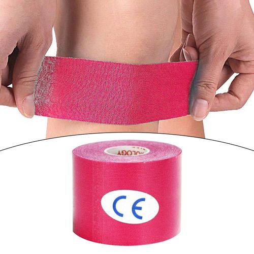Sports Wrap Tape Muscle Support 5cmx5M Athletic Tape Pink