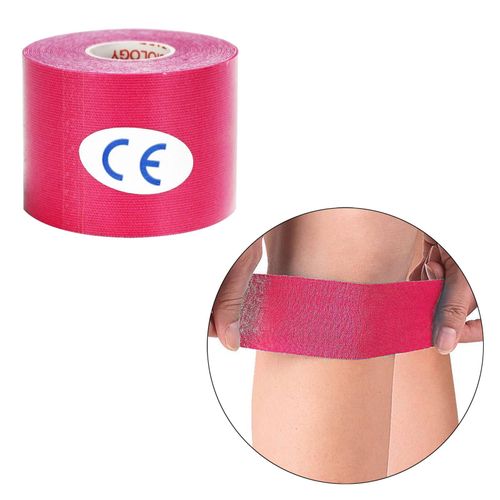 Sports Wrap Tape Muscle Support 5cmx5M Athletic Tape Pink