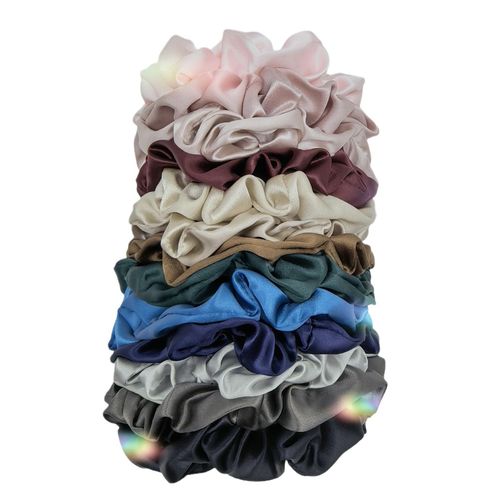 4Pcs Artificial Silk Headband Sleep Masks Pouches Set Night Blindfold Blackout Hair Ties Bands for Women and Girls