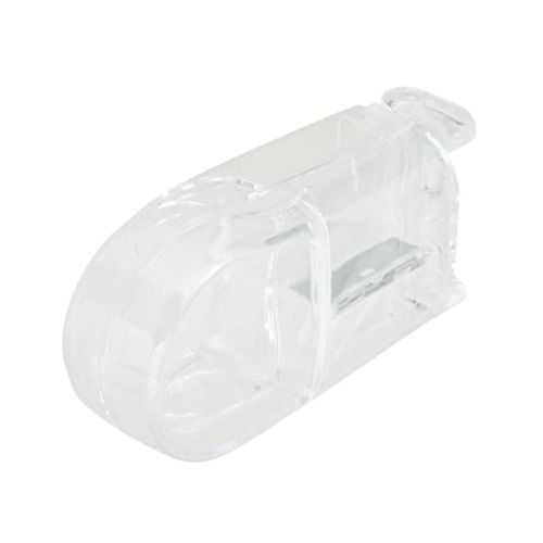 2pcs Clear  Cutter Splitter Half Storage Compartment