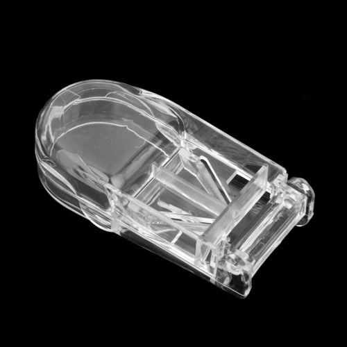 2pcs Clear  Cutter Splitter Half Storage Compartment