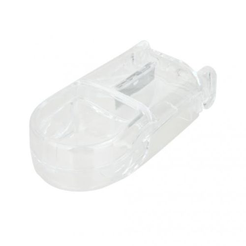 2pcs Clear  Cutter Splitter Half Storage Compartment