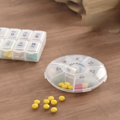 2 X 2PCs Weekly  Box Organiser Each Day Week