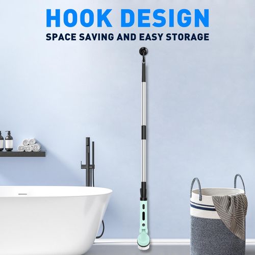 Electric Cleaning Brush Shower Bathtub Cleaner Brush Green