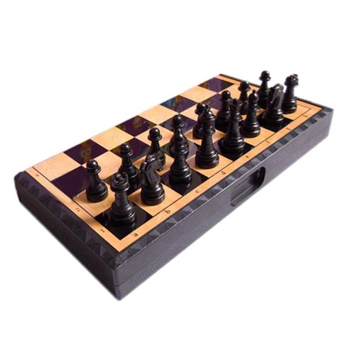 Portable 7.87" Chess Set Foldable Chessboard Magnetic Chessmen Board