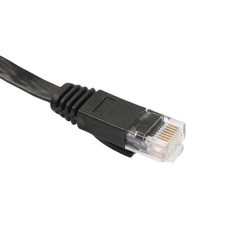 RJ45 Cat6 Network   Slim Flat Cable Ethernet LAN UTP Patch Lead For