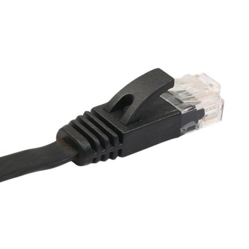 RJ45 Cat6 Network   Slim Flat Cable Ethernet LAN UTP Patch Lead For