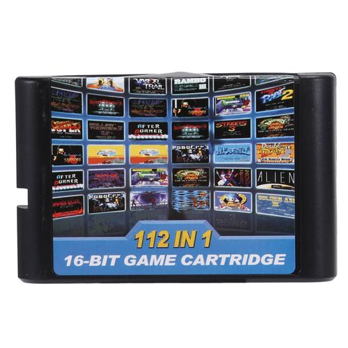 112 in 1 Game Cartridge 16 Bit Game Cartridge for Sega