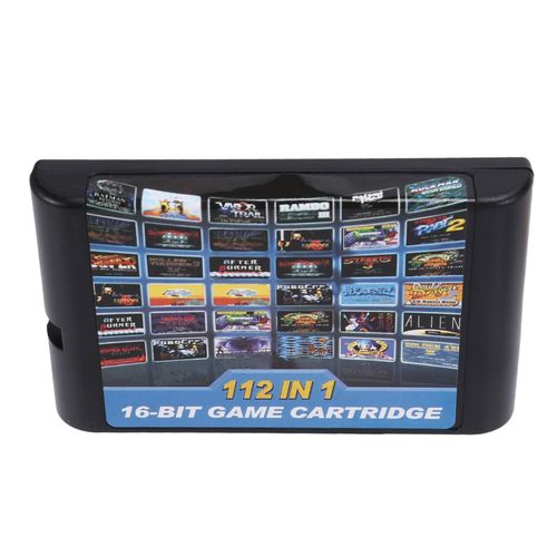 112 in 1 Game Cartridge 16 Bit Game Cartridge for Sega