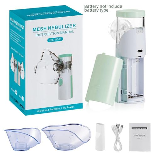 Mesh  Portable Nebulizer Machine For Adults And Kids With Mouthpiece For Travel And Home Usage