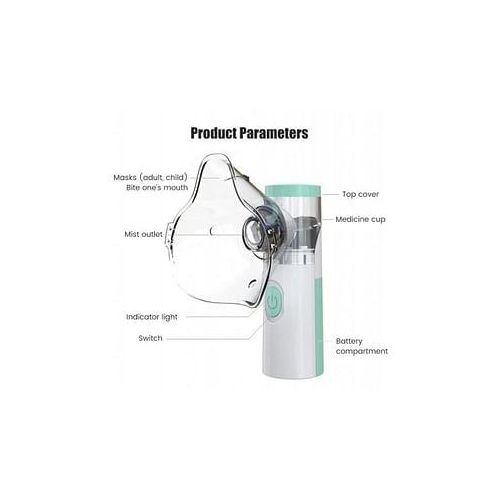 Mesh  Portable Nebulizer Machine For Adults And Kids With Mouthpiece For Travel And Home Usage