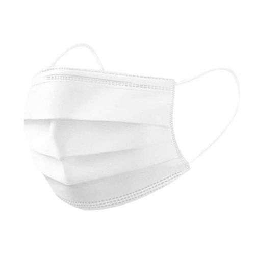 50 Pcs Of Disposable Face Masks - White