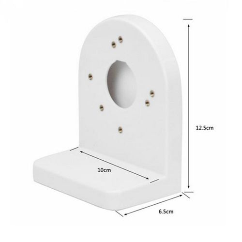 L-Type 3.5 inch Plastic Right Angle Bracket Wall Mount for CCTV Dome