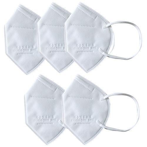 5Pcs Kn95 Anti Pm2.5 Anti Particle Face Masks - White