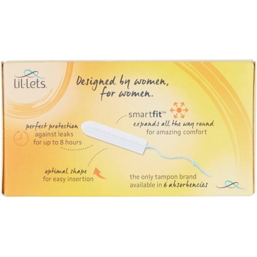 Lil Lets Smartfit Non-Applicator Tampons, Regular Flow - Pack Of 32