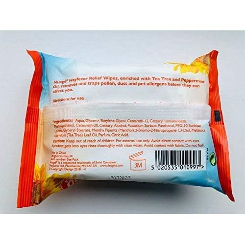 Nuage Hayfever Relief Wipes
