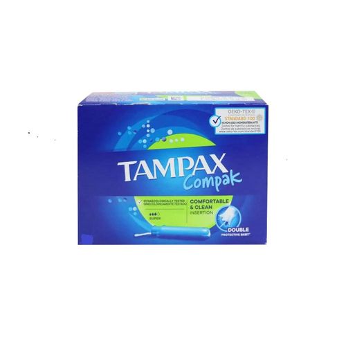 Tampax Compak Super With Applicator, 32 Tampons