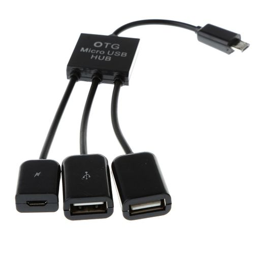 Micro USB OTG Hub Host Extension Adapter Cable for Android