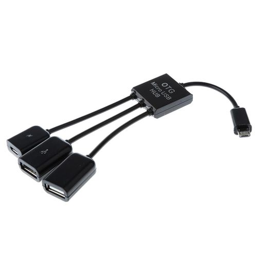 Micro USB OTG Hub Host Extension Adapter Cable for Android