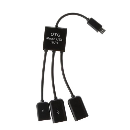 Micro USB OTG Hub Host Extension Adapter Cable for Android