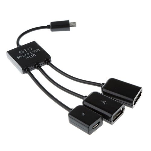 Micro USB OTG Hub Host Extension Adapter Cable for Android