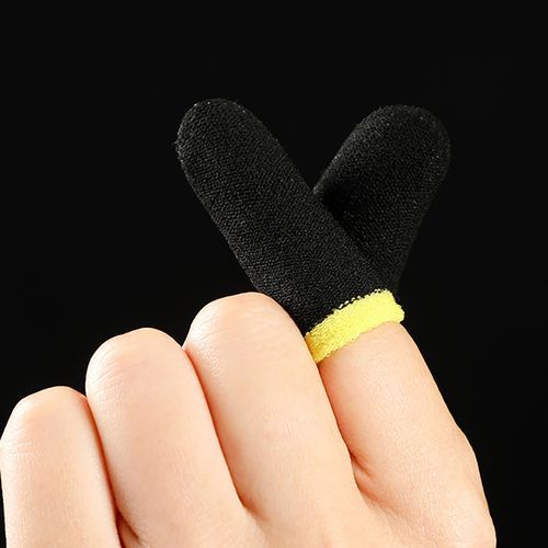 18-Pin Carbon Fiber Finger Sleeves Black &