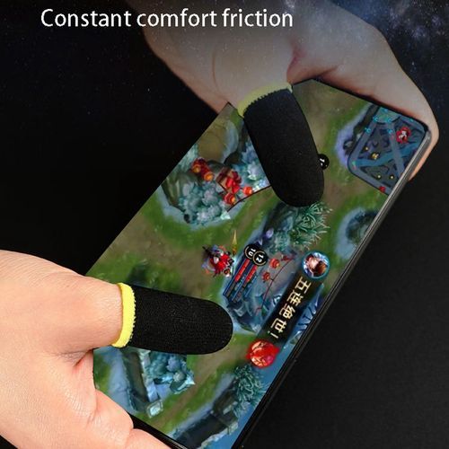 18-Pin Carbon Fiber Finger Sleeves Black &