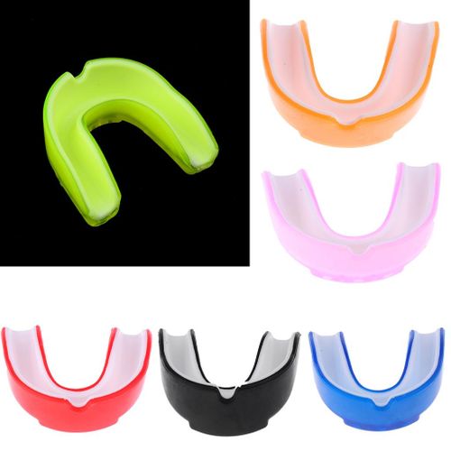 EVA Mouth Guard Mouthguard Gum Shield Boxing MMA Teeth Protection Red
