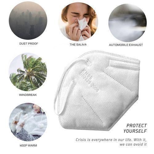Mask 20Pcs Kn95 Masks Dustproof - White