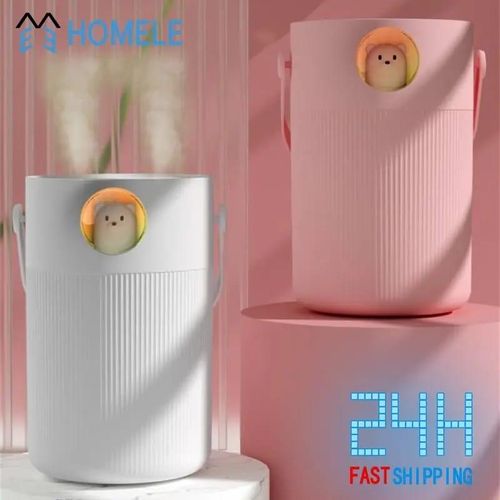 Mini Mute Multifunctional Humidifier Large Capacity Office Suitable For Dual Spray Portable USB Humidifier Household Bedroom- Multicolor