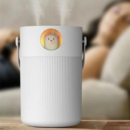 Mini Mute Multifunctional Humidifier Large Capacity Office Suitable For Dual Spray Portable USB Humidifier Household Bedroom- Multicolor