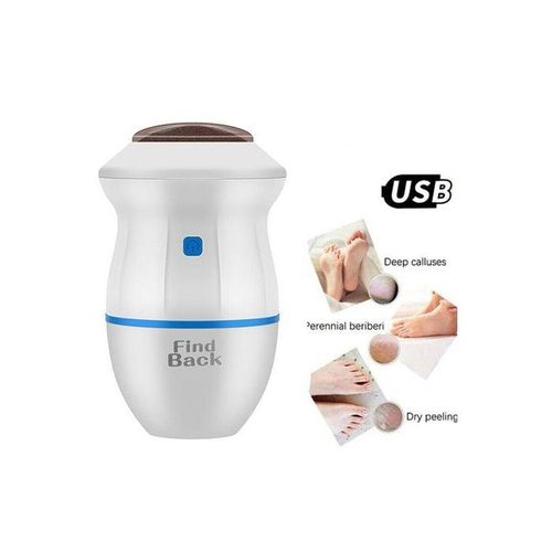 Callus Remover With Built in Vacuum New Foot Grinder - White