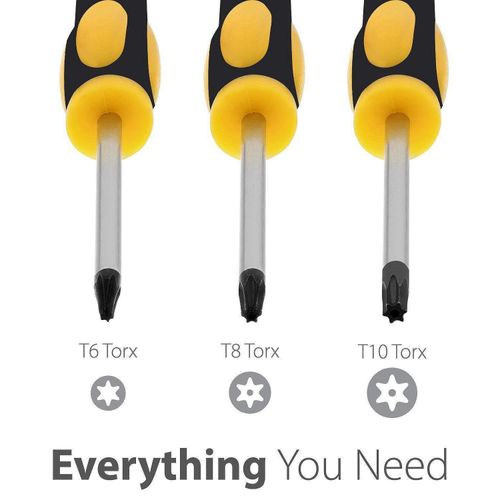 8Pcs/Set Torx T8 T6 T10 H35 Screwdriver Opening Tools Set Repair Tool Kit Screw Driver Pry for Xbox One Xbox 360 PS3 PS4