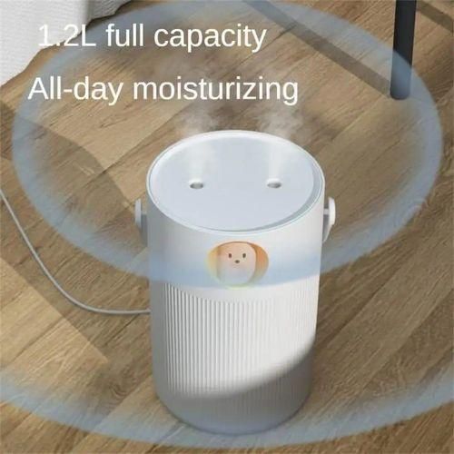 Multifunctional Humidifier Large Capacity Office Suitable For Dual Spray Portable USB Humidifier Household Bedroom- Multicolor