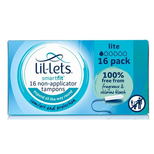Lil Lets Non-Applicator Tampons SmartFit &ndash; Lite &ndash; 16 pack