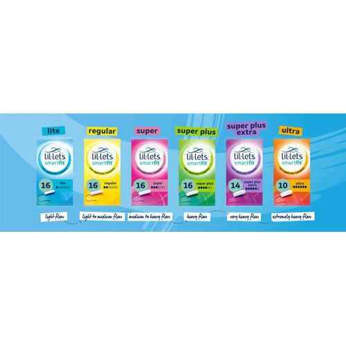 Lil Lets Non-Applicator Tampons SmartFit – Lite – 16 pack