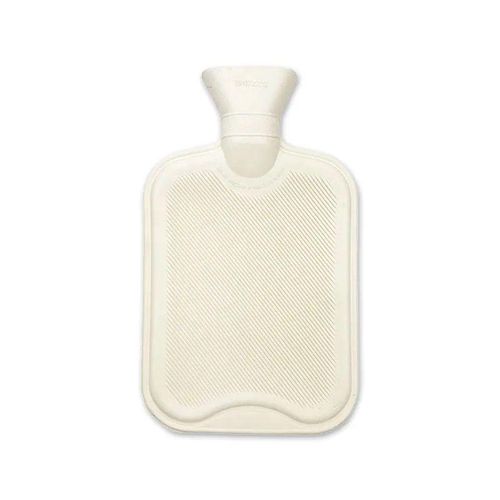 Hot Water Bottle White Off White