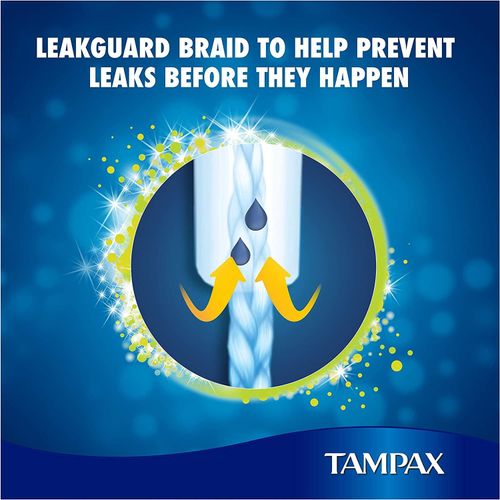 Tampax Pearl Compak Tampons Super, Medium, 18 Count