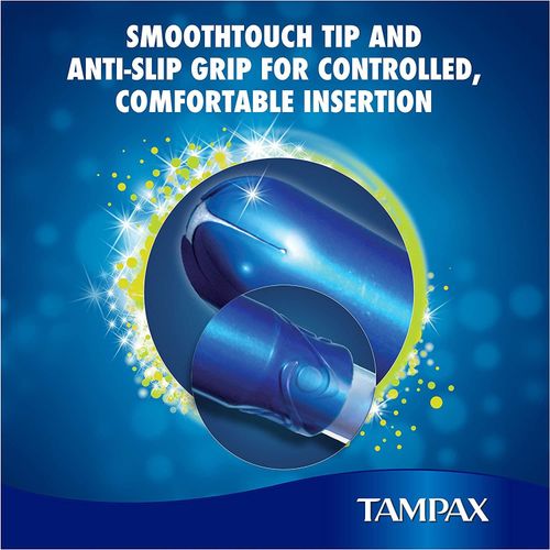 Tampax Pearl Compak Tampons Super, Medium, 18 Count