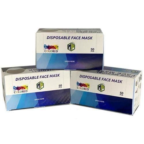 50 Pc 3 Layer UNBS certified Disposable Protective Face Masks - Pink