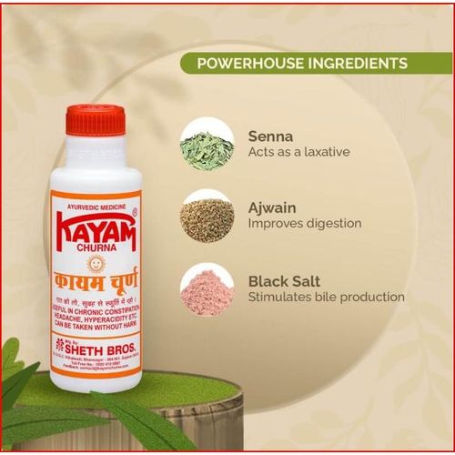 SHETH BROTHERS KAYAM CHURN CONSTIPATION RELIEF (Pack Of 2)