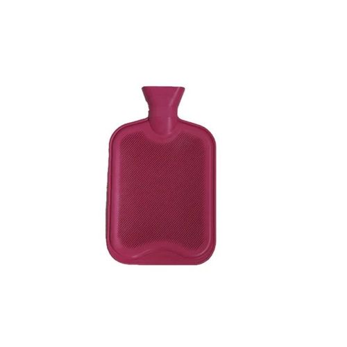Rubber Hot Water Bottle Bag Hand Warmers Winter Warm-Purple