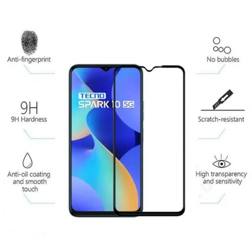 Spark 10 5G Tempered Glass Crystal Clear Screen Protector for Screen Guard
