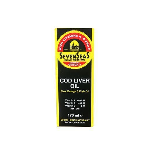 Seven Seas Cod Liver Oil Plus Omega 3 Fish Oil Syrup- 170ml