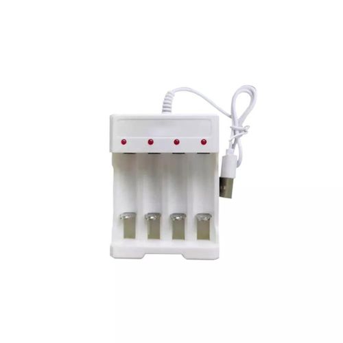 US 4 Slot Battery Charger For AA AAA Rechargeable Ni-MH Ni-CD Li-Ion Batteries