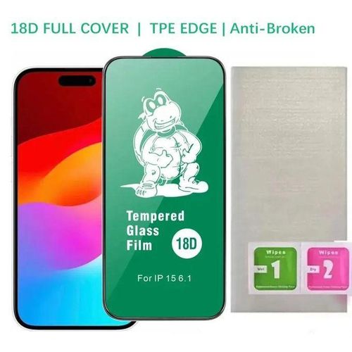 New Strong Airbag Glass Screen Protector For IPhone 14 13 12 11 X XR Xs Xs Max  With Anti Breaking Edges And Full Glue
