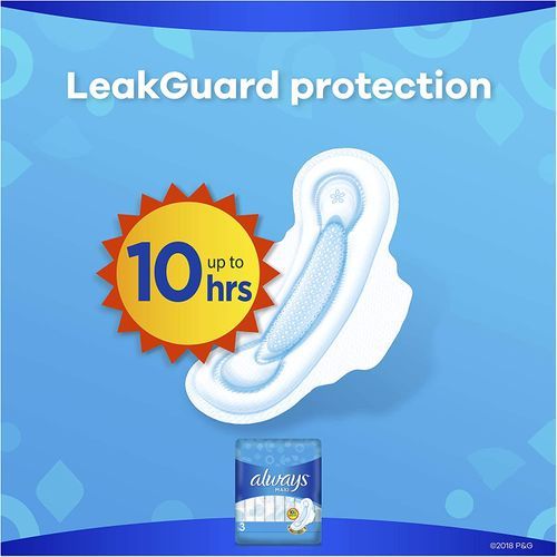 Always Extra Long Super Absorbency Maxi Pads With Wings For Women, Size 3, 33 Count