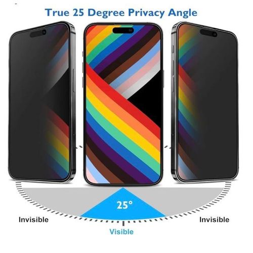 Apple  Privacy Screen Protector Glass Guard anti peep.