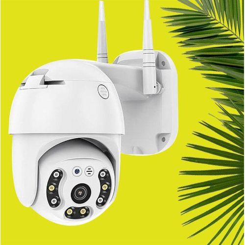 Smart WiFI Camera With IP Real Time Viewing, CCTV HD Voice Speaker, - White,